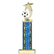 Trophies - #Soccer Shooting Star Spinner D Style Trophy